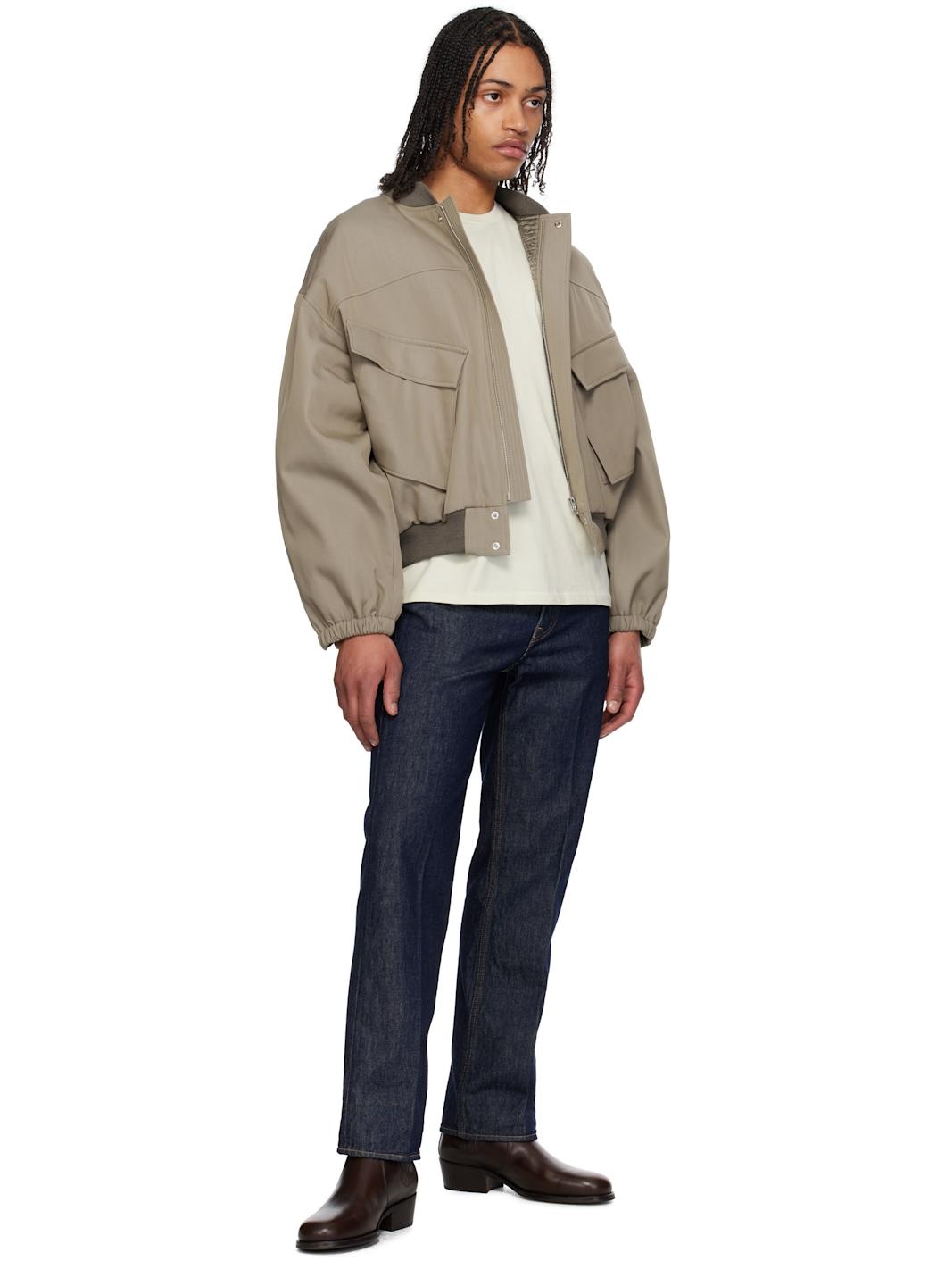 Indigo Hard Twist Denim 5P Jeans - 4