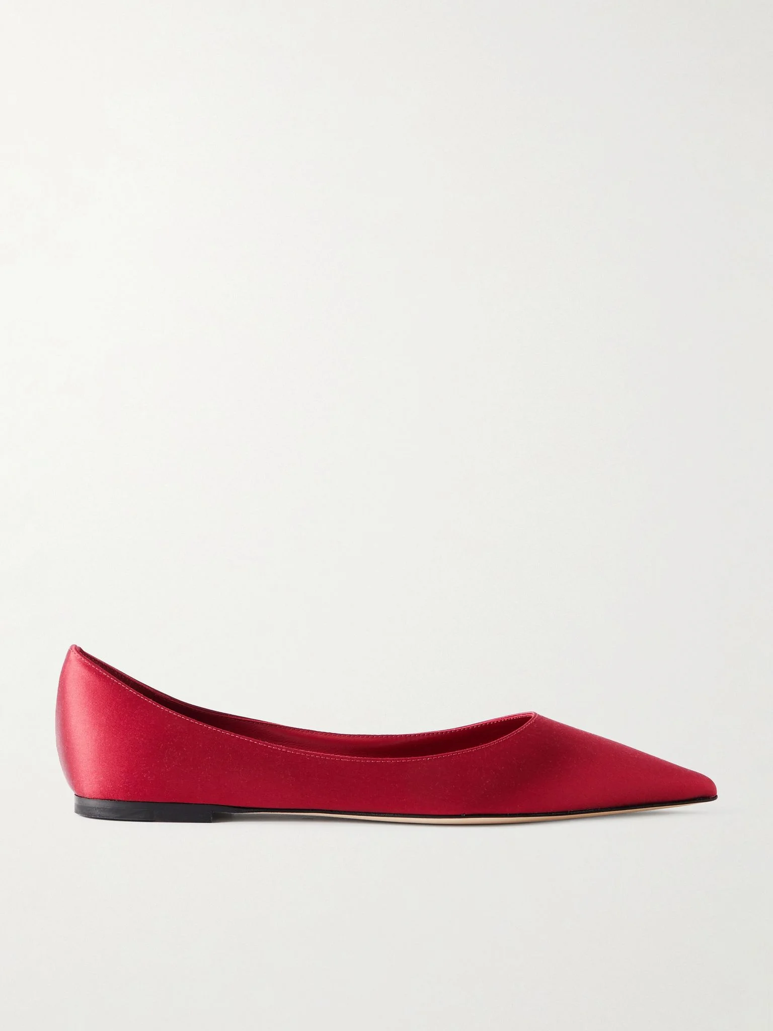 Love satin flats Red - 1
