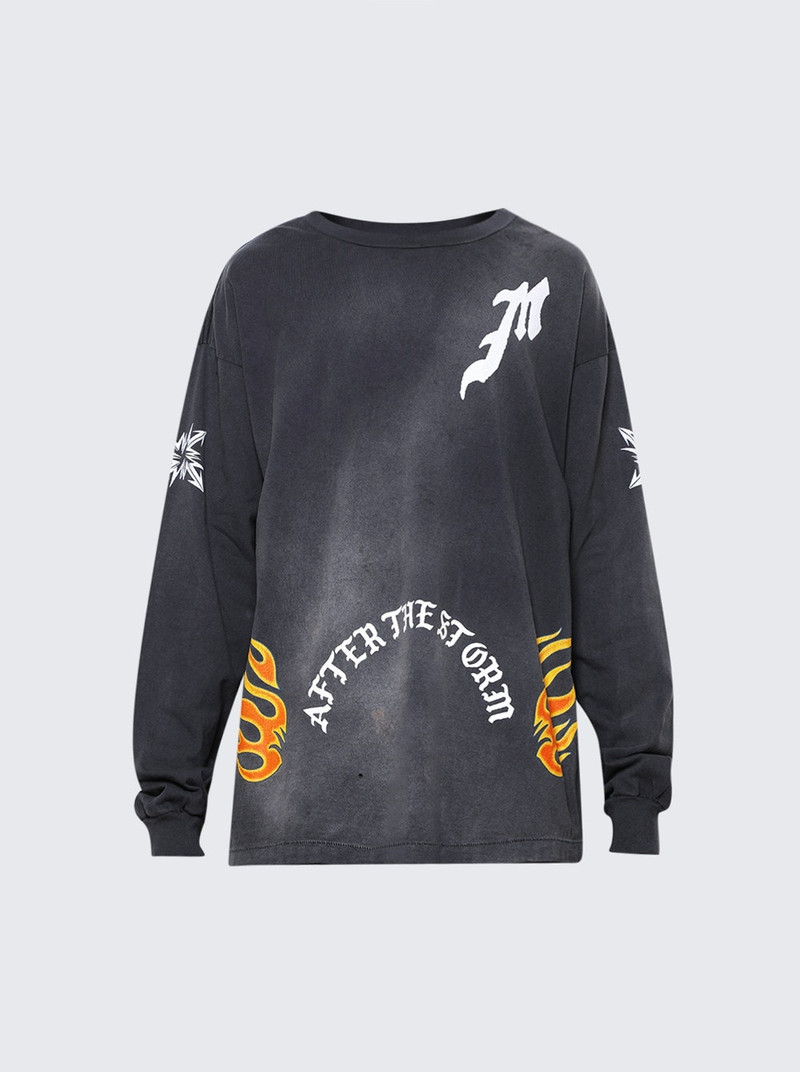 S N T Long Sleeved Tee Black - 1