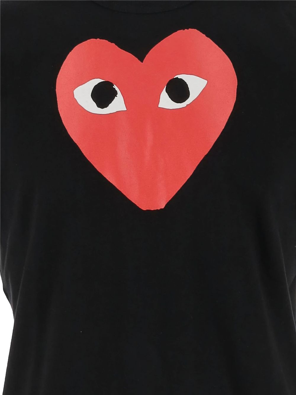 heart-logo cotton T-shirt - 3