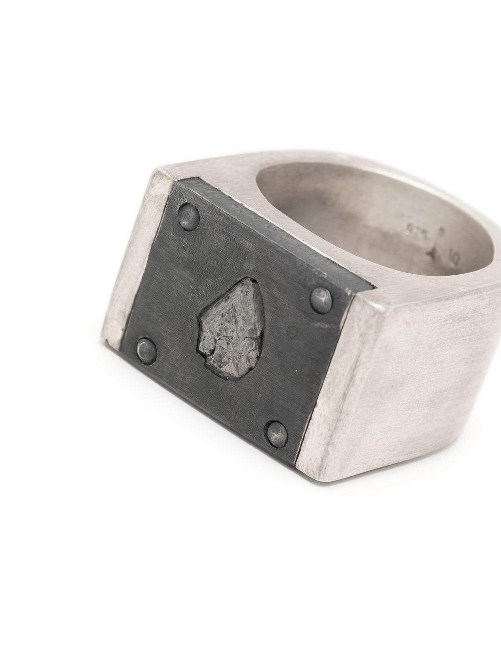 Plate diamond-fragment ring - 3