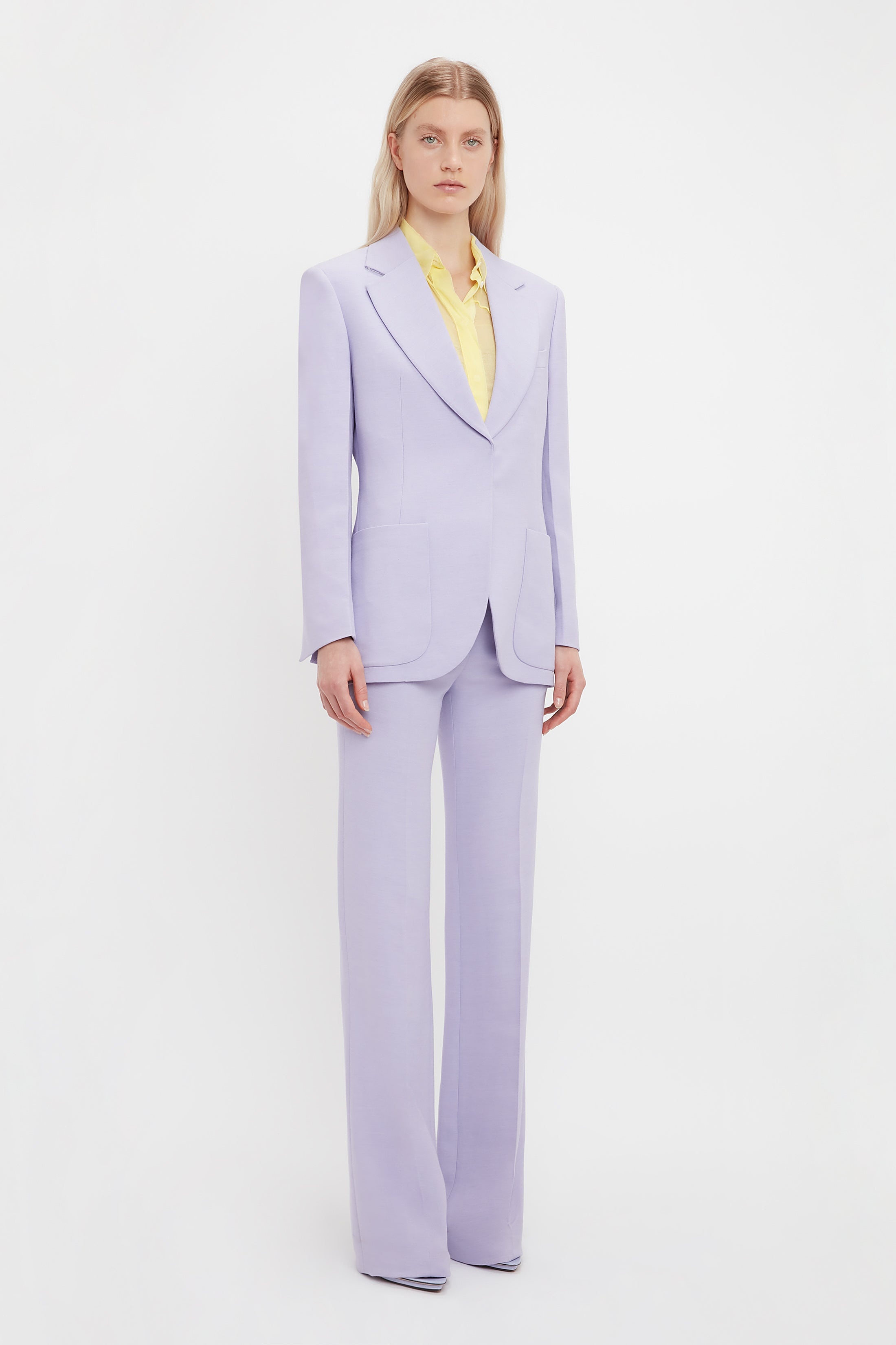 Patch Pocket Jacket In Lavender - 5