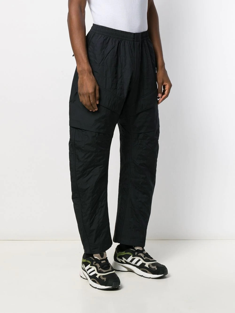 quilted track pants - 3