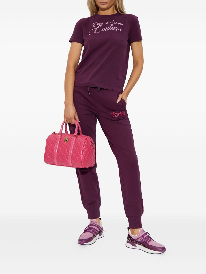 VERSACE JEANS COUTURE crystal-embellished T-shirt outlook