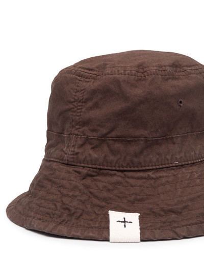 Jil Sander logo-patch cotton bucket hat outlook