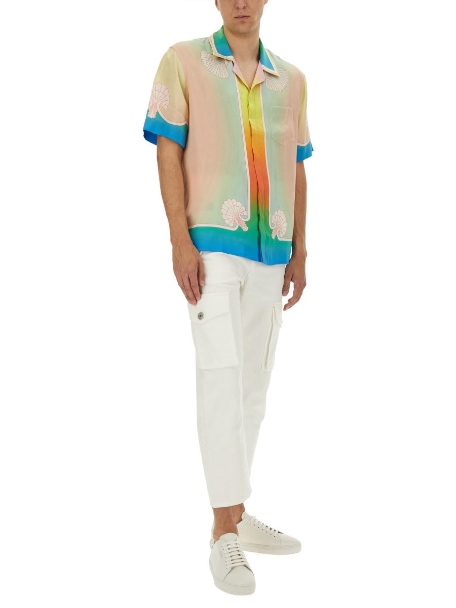 Casablanca Men Short-Sleeved Shirt - 2