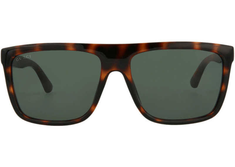 GUCCI Gucci Square Sunglasses Havana/Havana/Green (GG0748S-30008888-003) outlook
