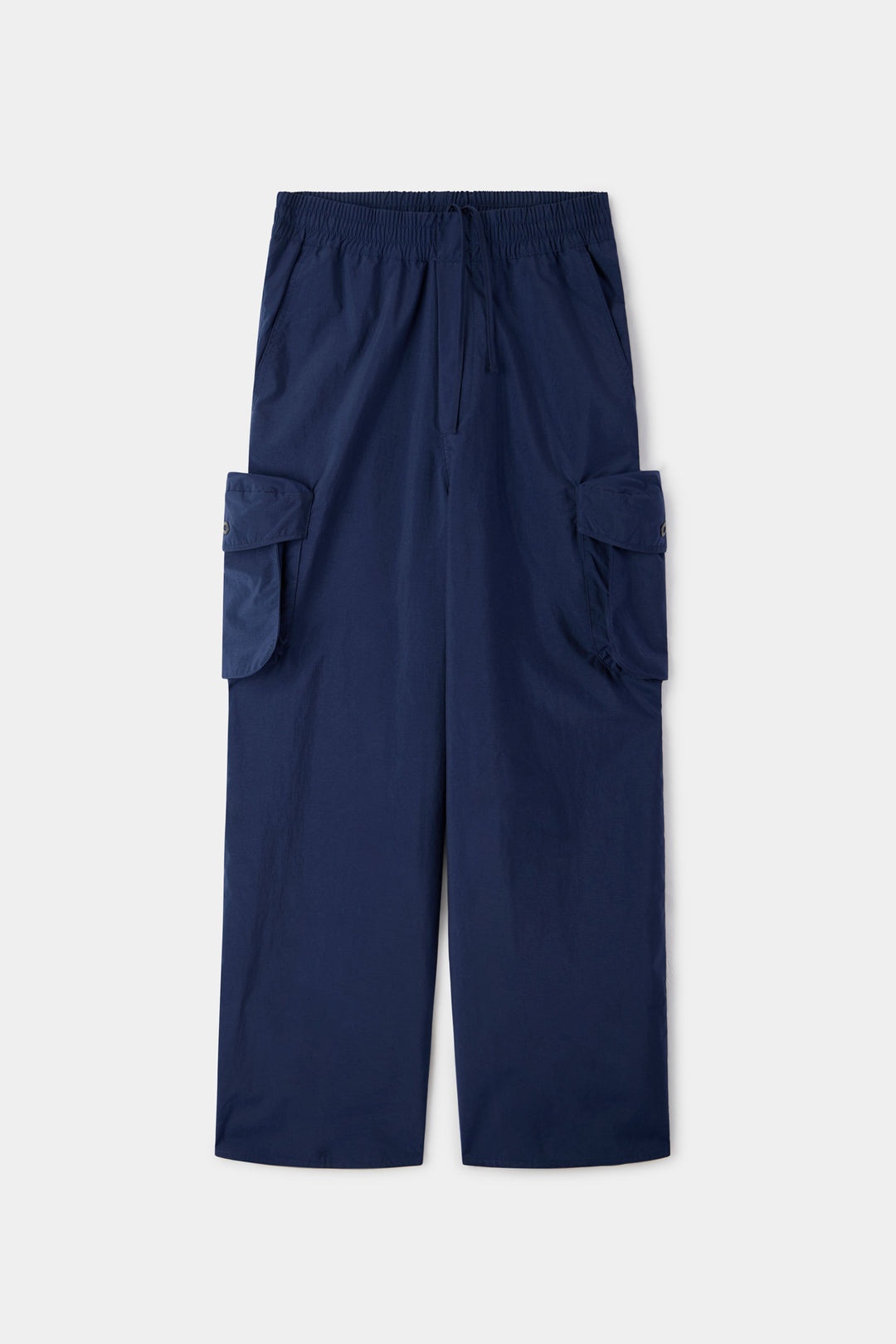 ELASTIC CARGO PANTS / dark navy - 1