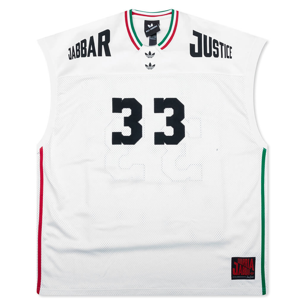 ADIDAS ORIGINALS X WILLY CHAVARRIA BASKETBALL JERSEY - OFF WHITE/BLACK - 1
