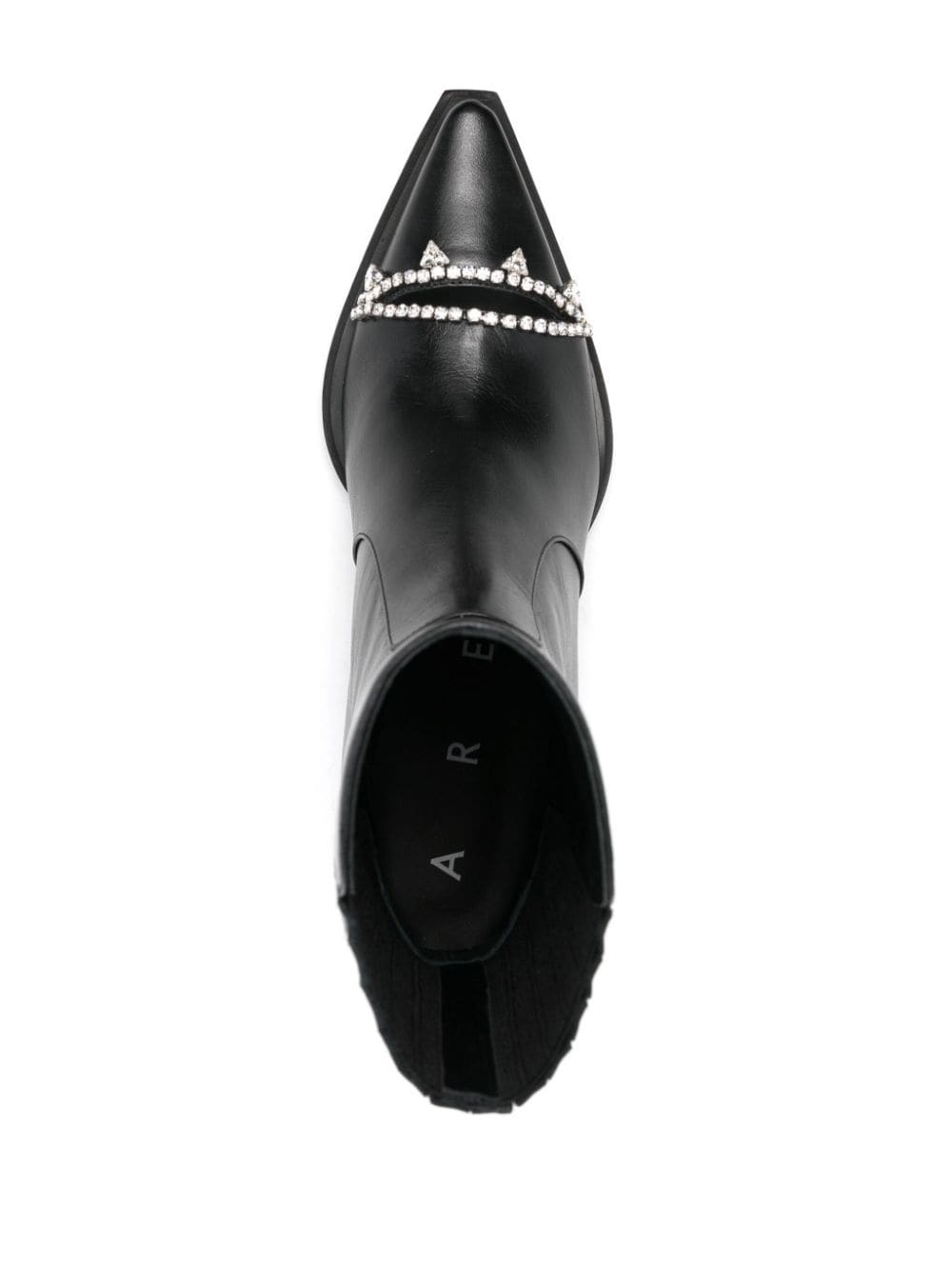 crystal-embellished 55mm boots - 4