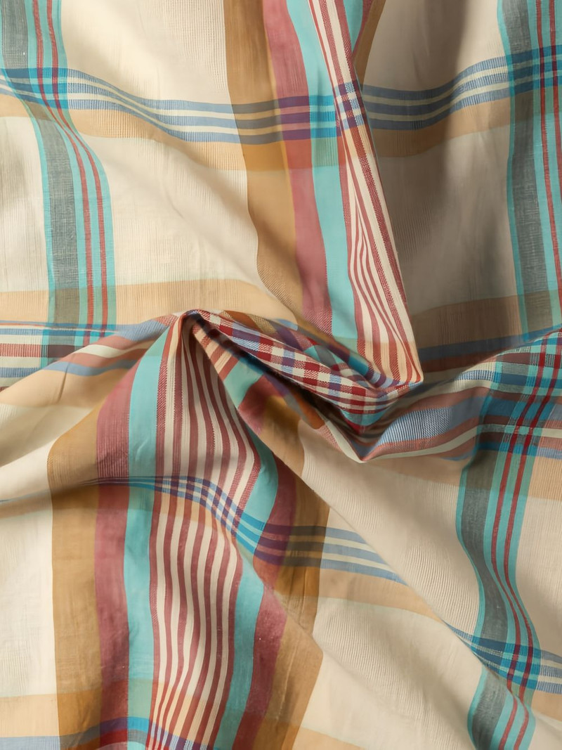 Archive Madras check-pattern shirt 7