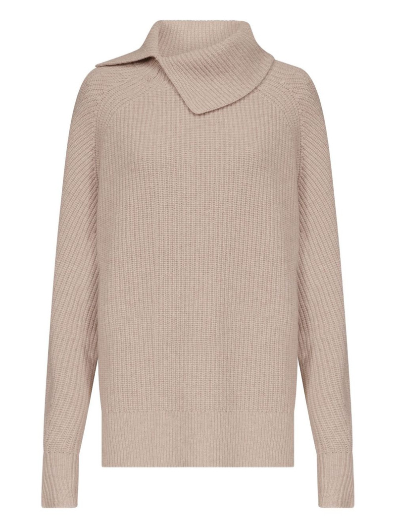 Cecil ribbed-stand collar sweater 1