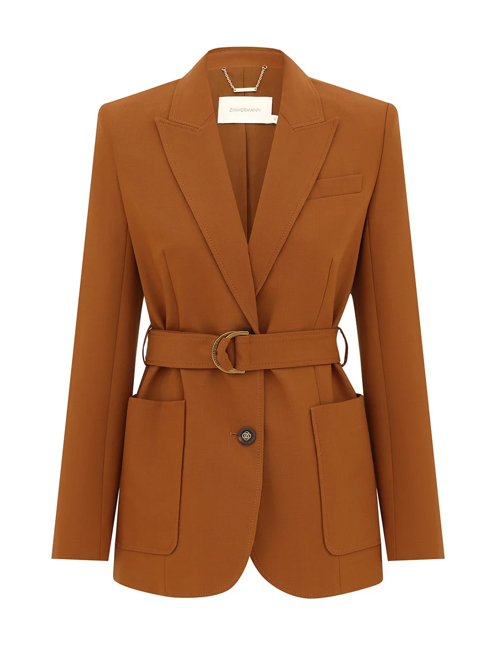 VALIANT WOOL BELTED BLAZER - 1