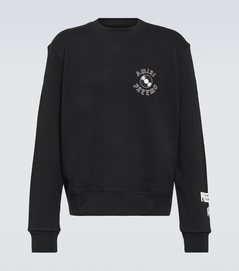 Printed cotton jersey sweatshirt - 1