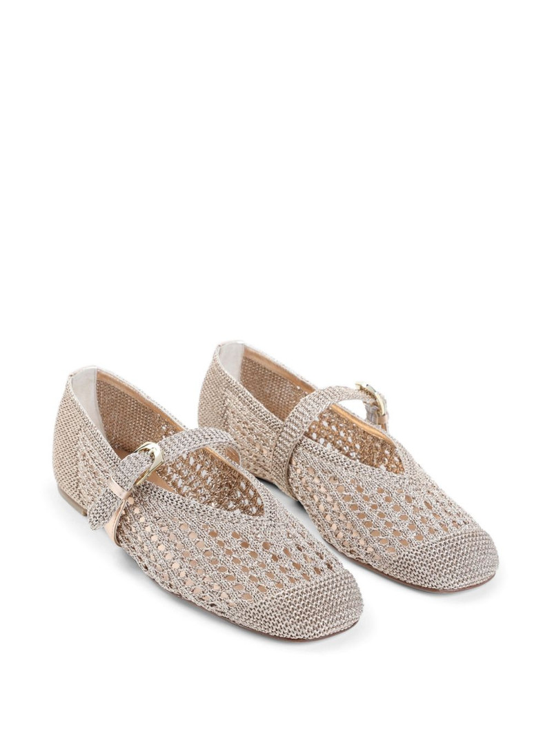 Stuart Weitzman Leora buckle strap ballet flats outlook