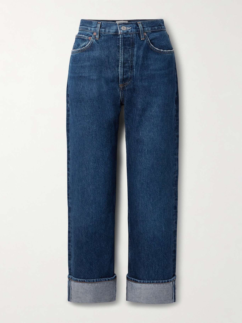 Fran cropped low-rise straight-leg jeans - 1