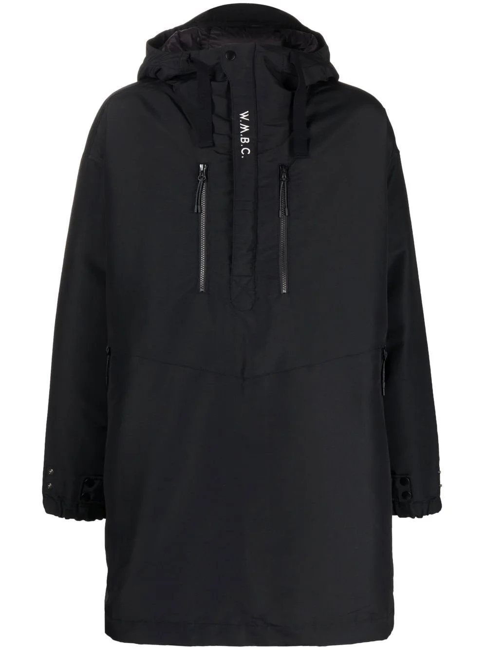 half zip-up padded jacket - 1