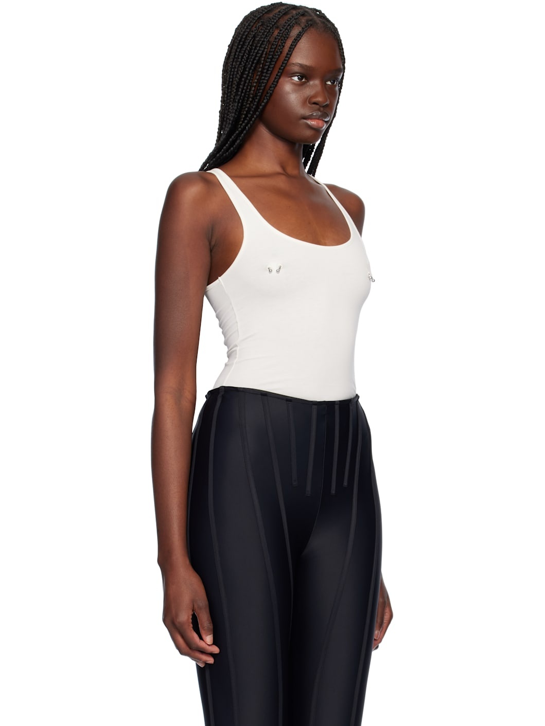Off-White Pierced Tank Bodysuit - 2