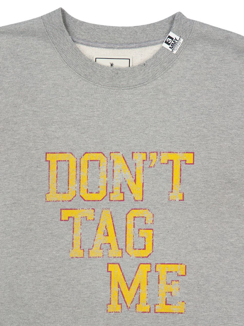 slogan-print distressed-effect sweatshirt 3