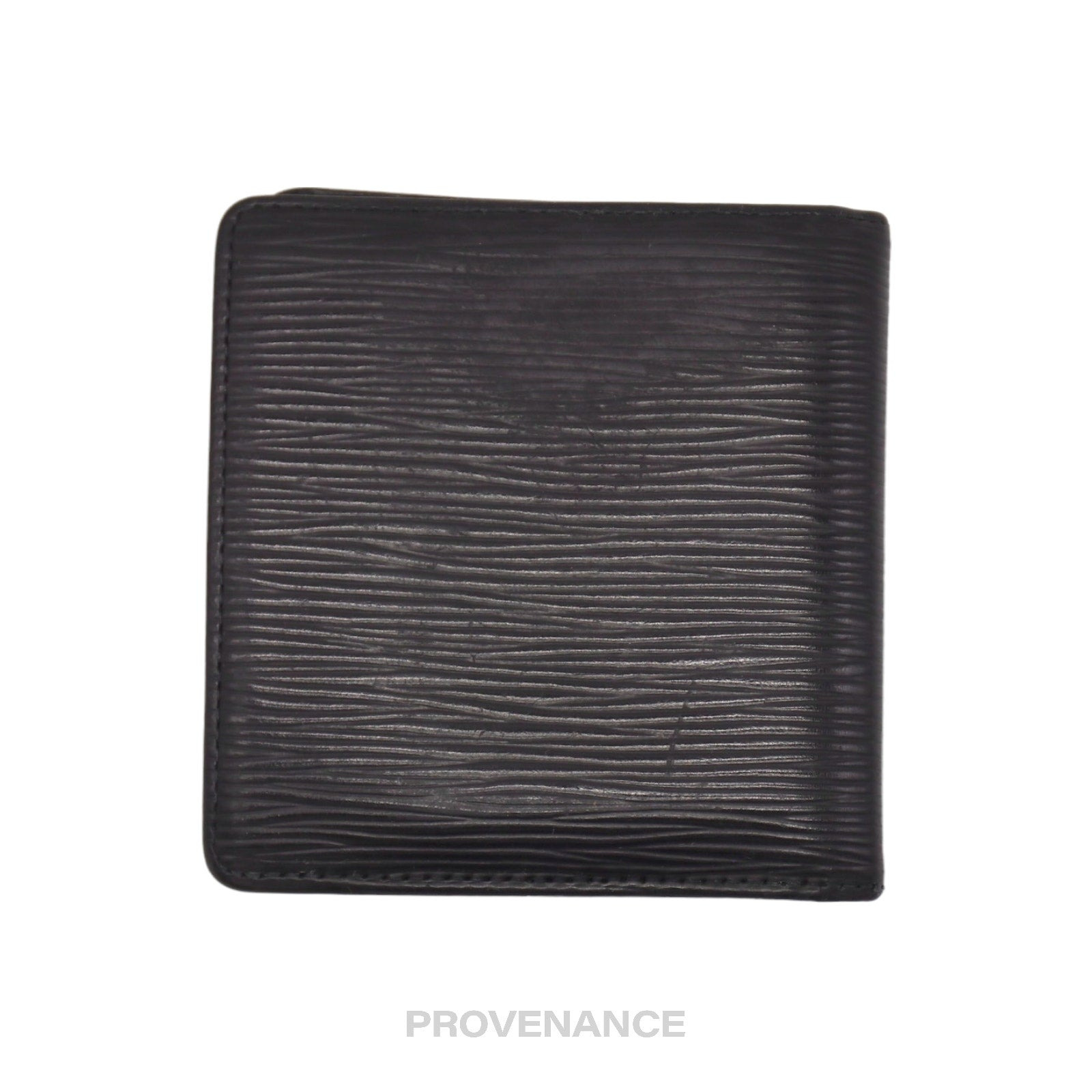 Louis Vuitton 6CC Bifold Wallet in Black Epi Noir Leather - 2