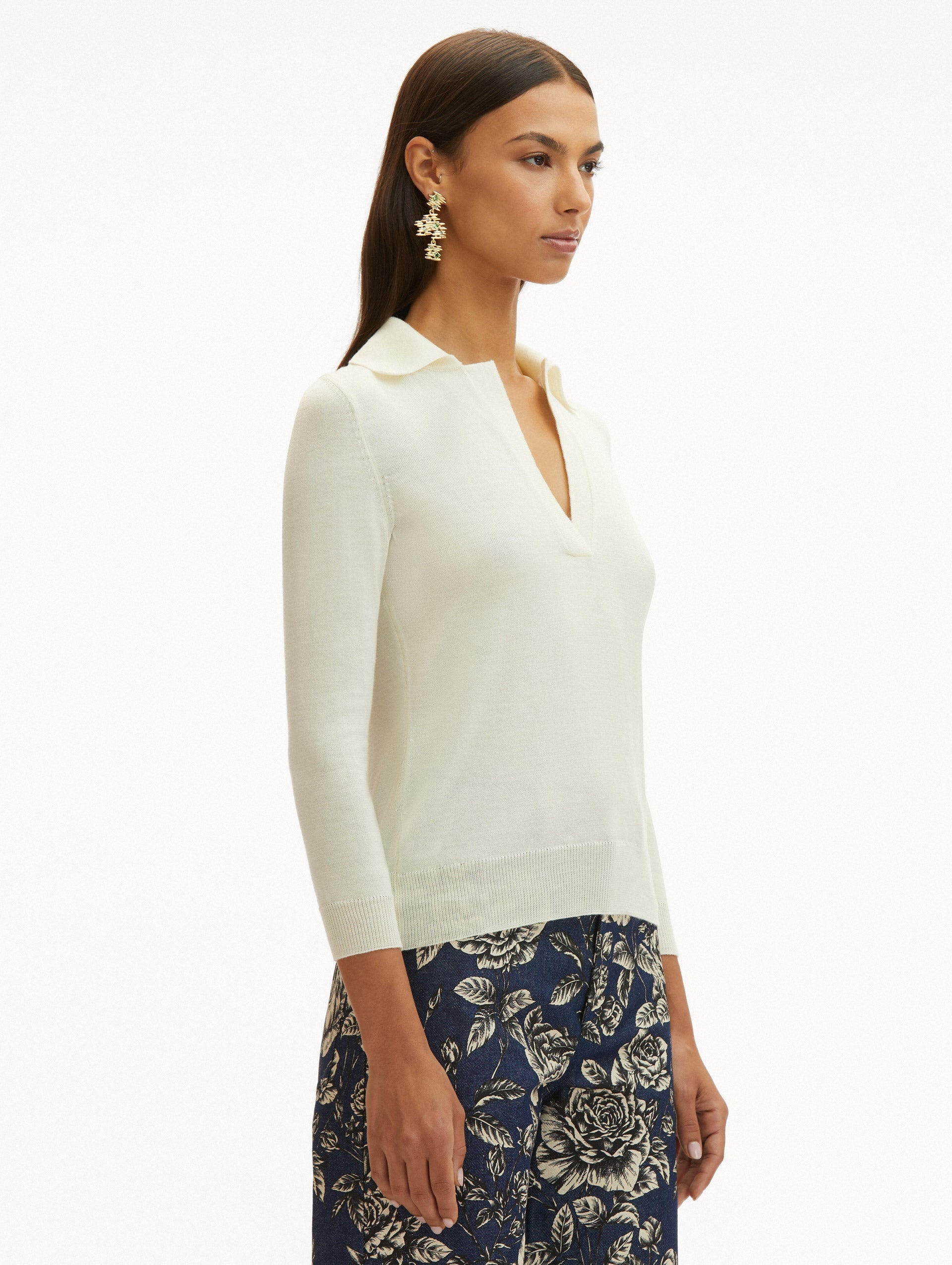 POLO COLLARED PULLOVER - 5
