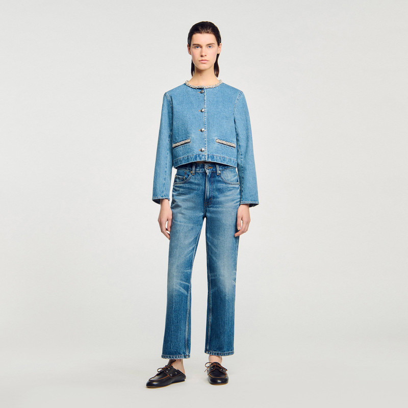 RHINESTONE DENIM JACKET 7