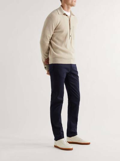 Brunello Cucinelli Ribbed Cashmere Polo Shirt outlook