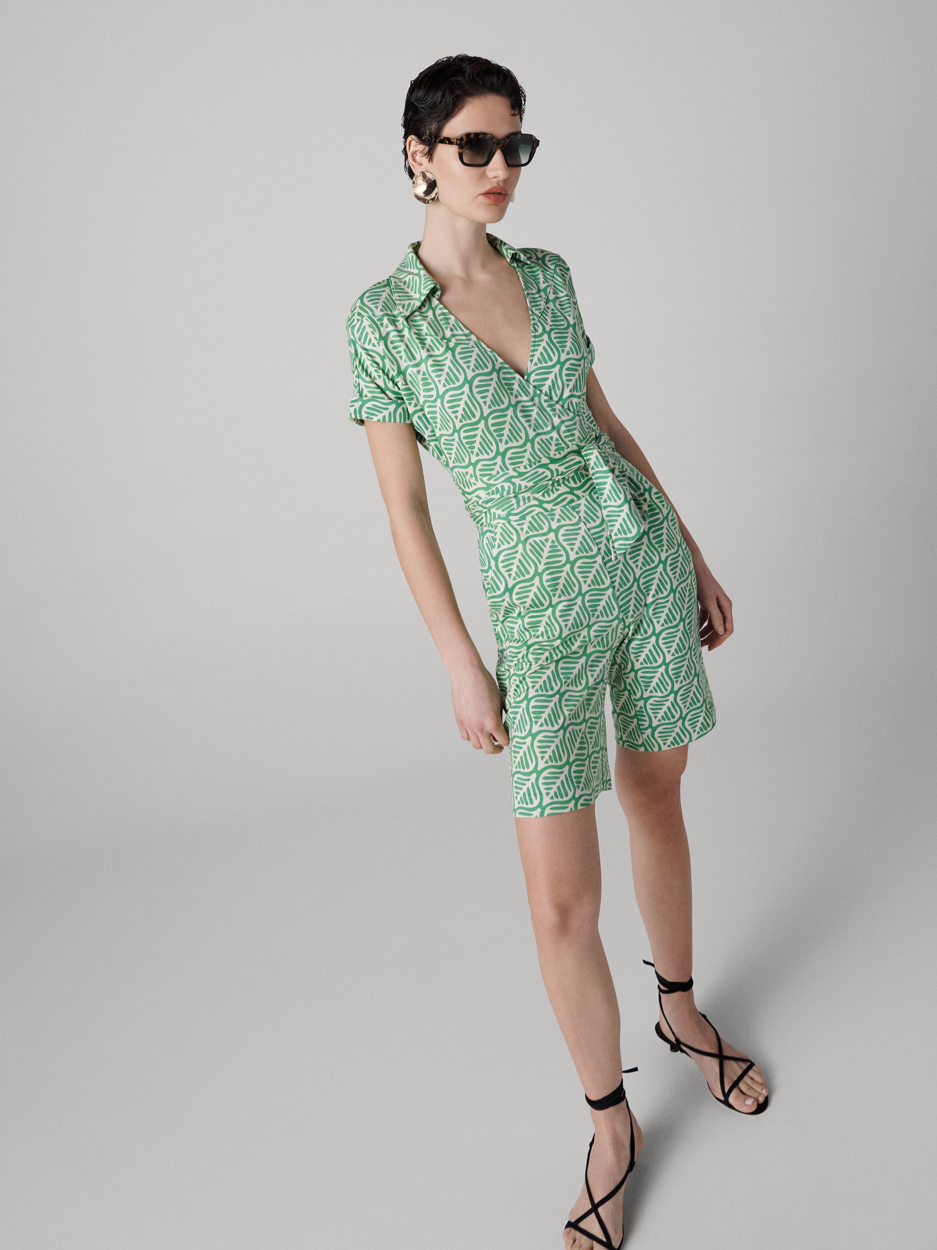 Cheryl Silk Jersey Jumpsuit - 4
