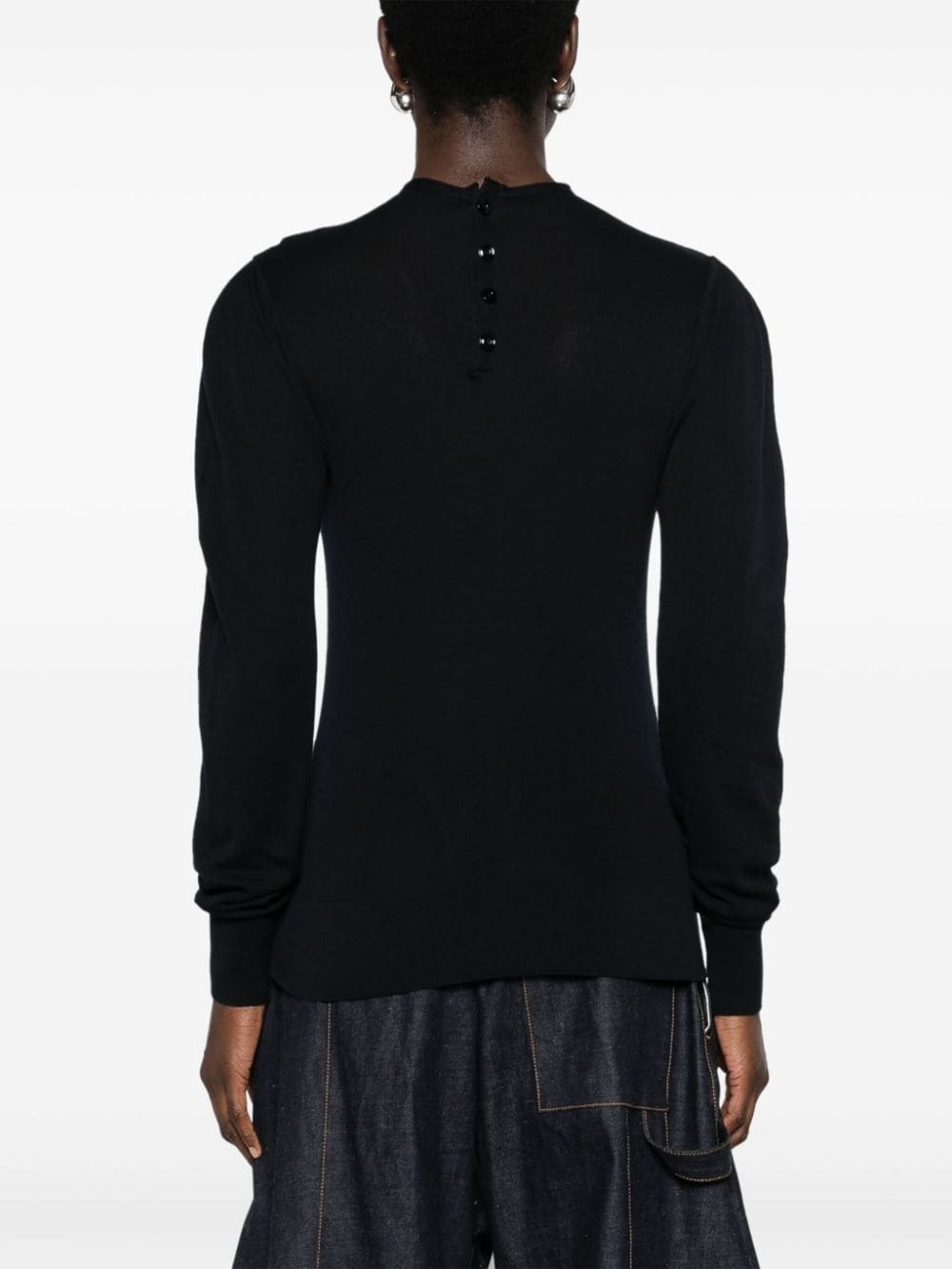 mock-neck seamless top - 4
