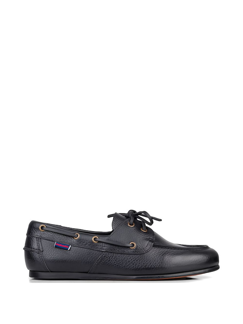 Owen Tumbled eyelet lace-up loafers 1
