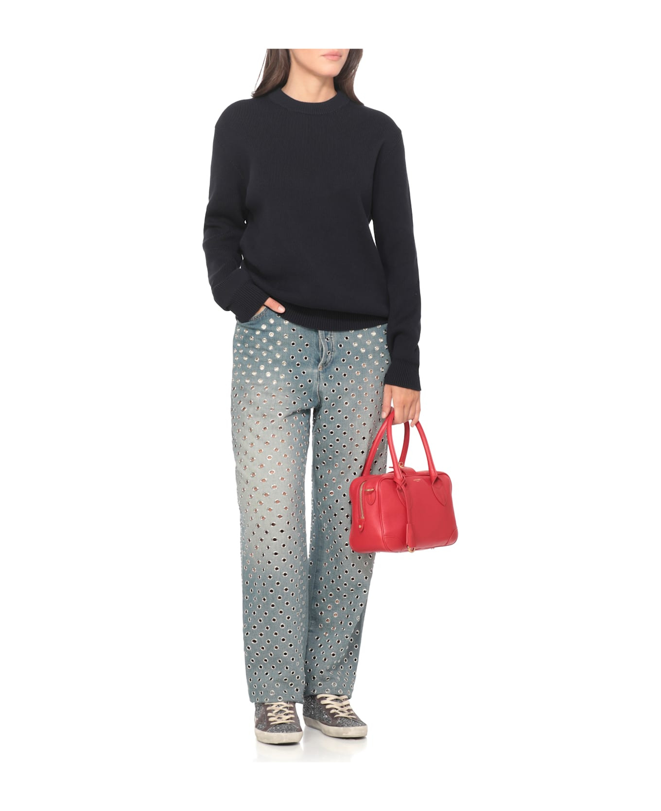 Dany Basic Lettering Sweater - 2