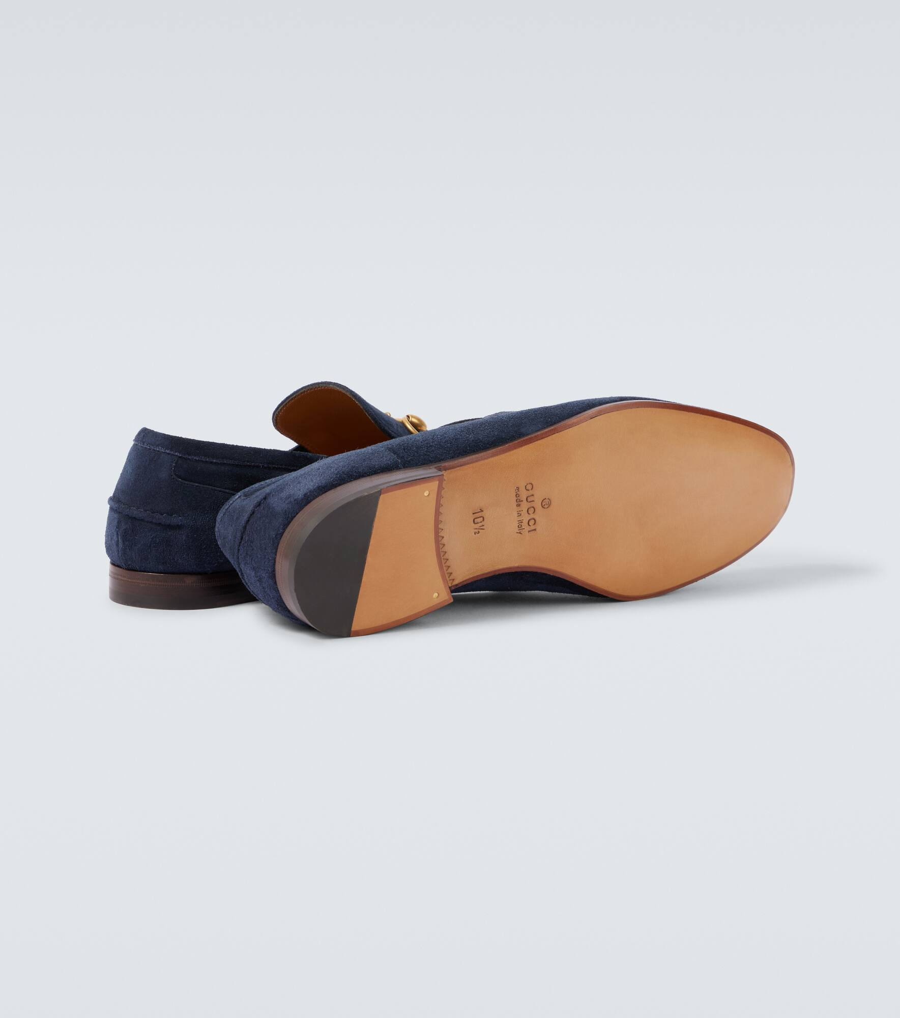 Gucci Jordaan Horsebit suede loafers - 7
