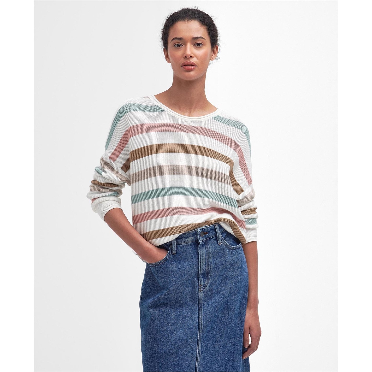 MARINER STRIPED KNITTED JUMPER - 1