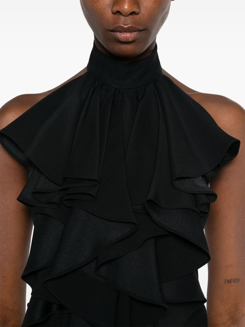 jabot-collar gown 5