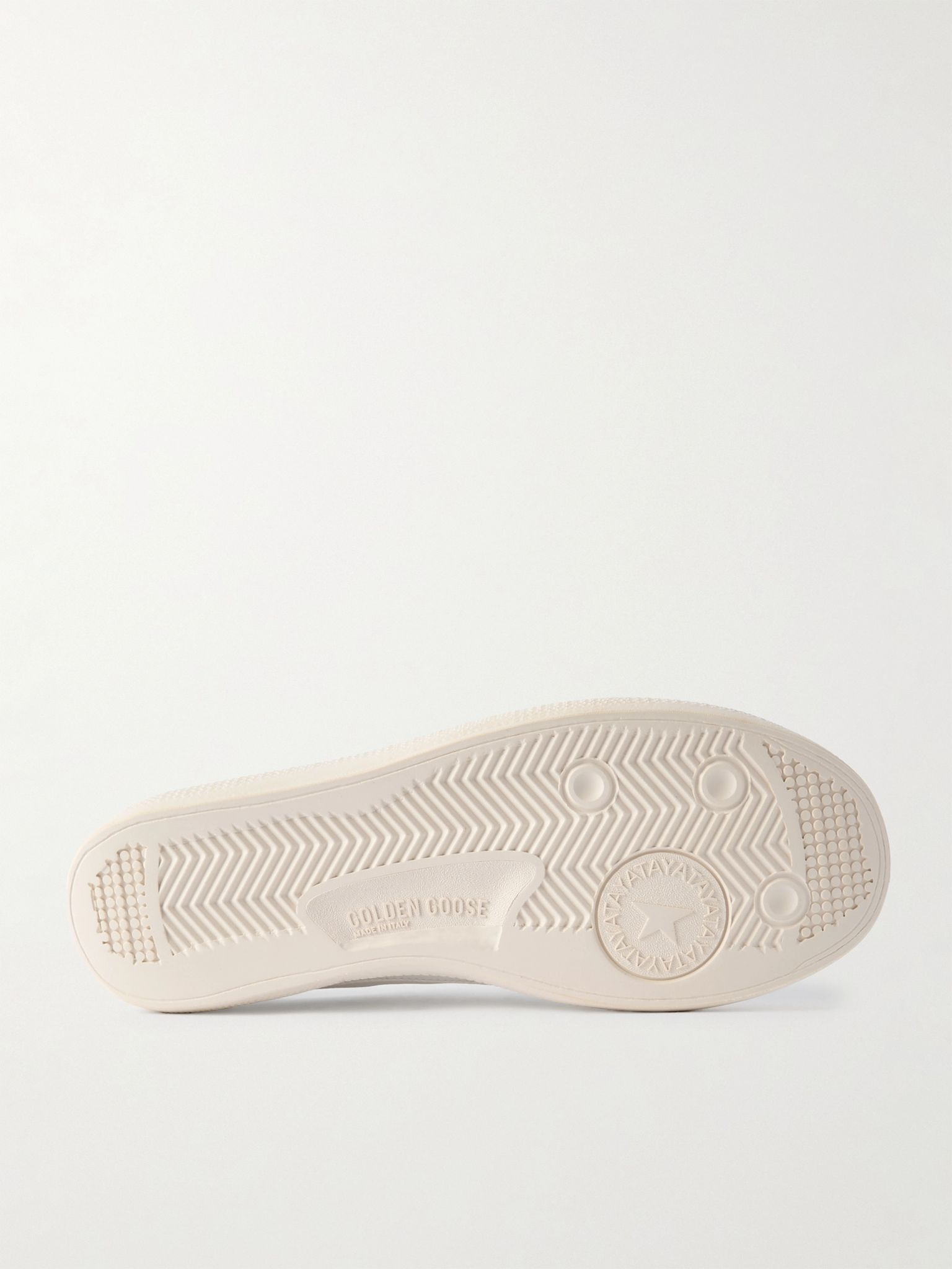 Yatay Faux Leather Sneakers White - 3