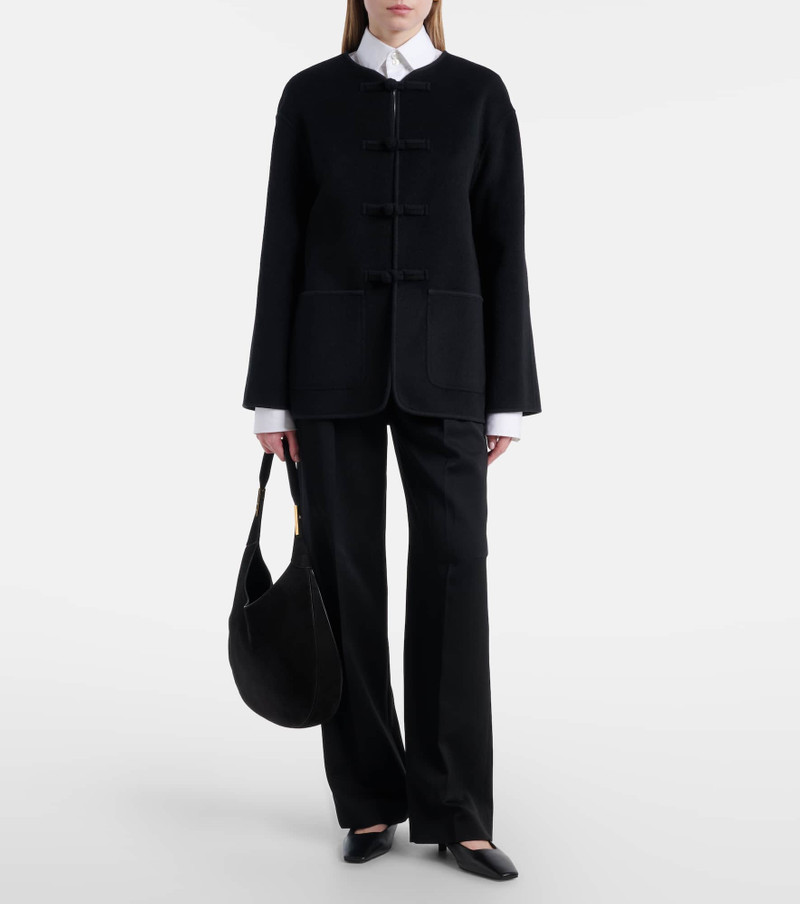 SAVETTE Florence Large suede shoulder bag outlook