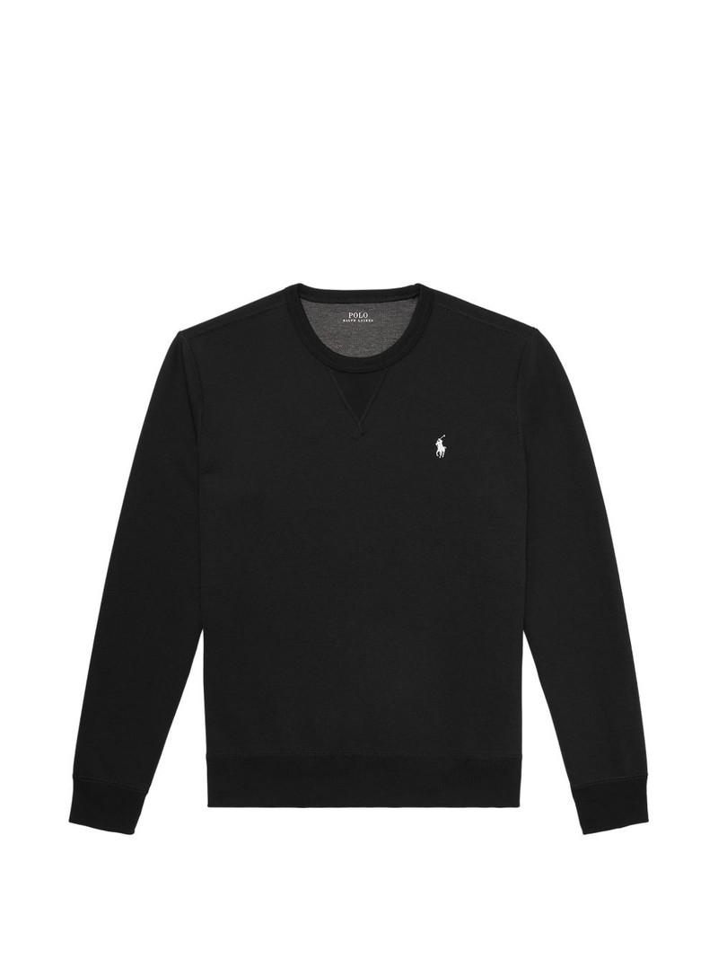logo-embroidered sweater 1