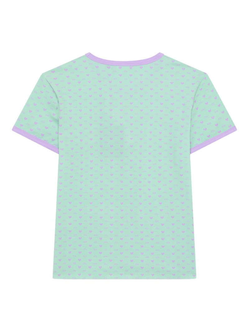 GCDS Polly Pocket heart-print T-shirt outlook