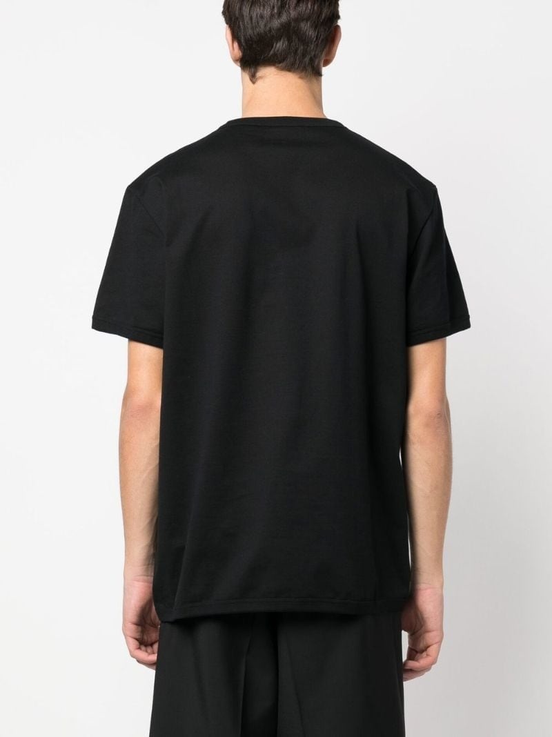 skull-print cotton T-shirt - 4