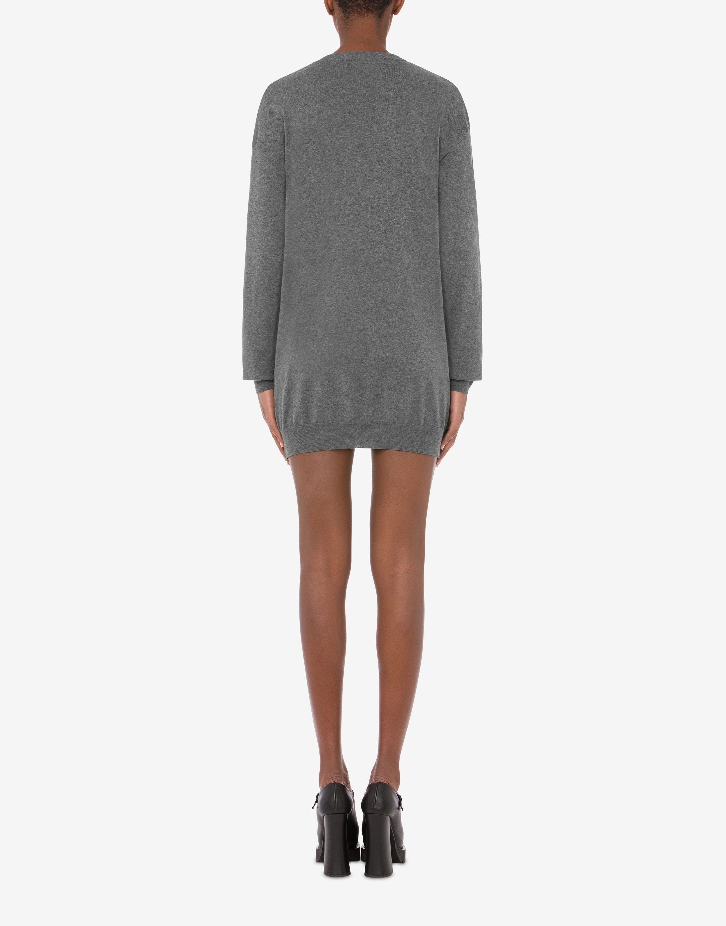 SARTORIAL TEDDY BEAR KNIT DRESS - 3