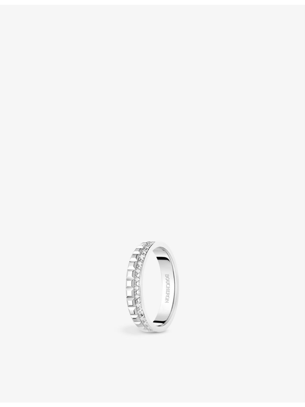Quatre Radiant Edition 18ct white-gold and 0.24ct diamond ring - 3