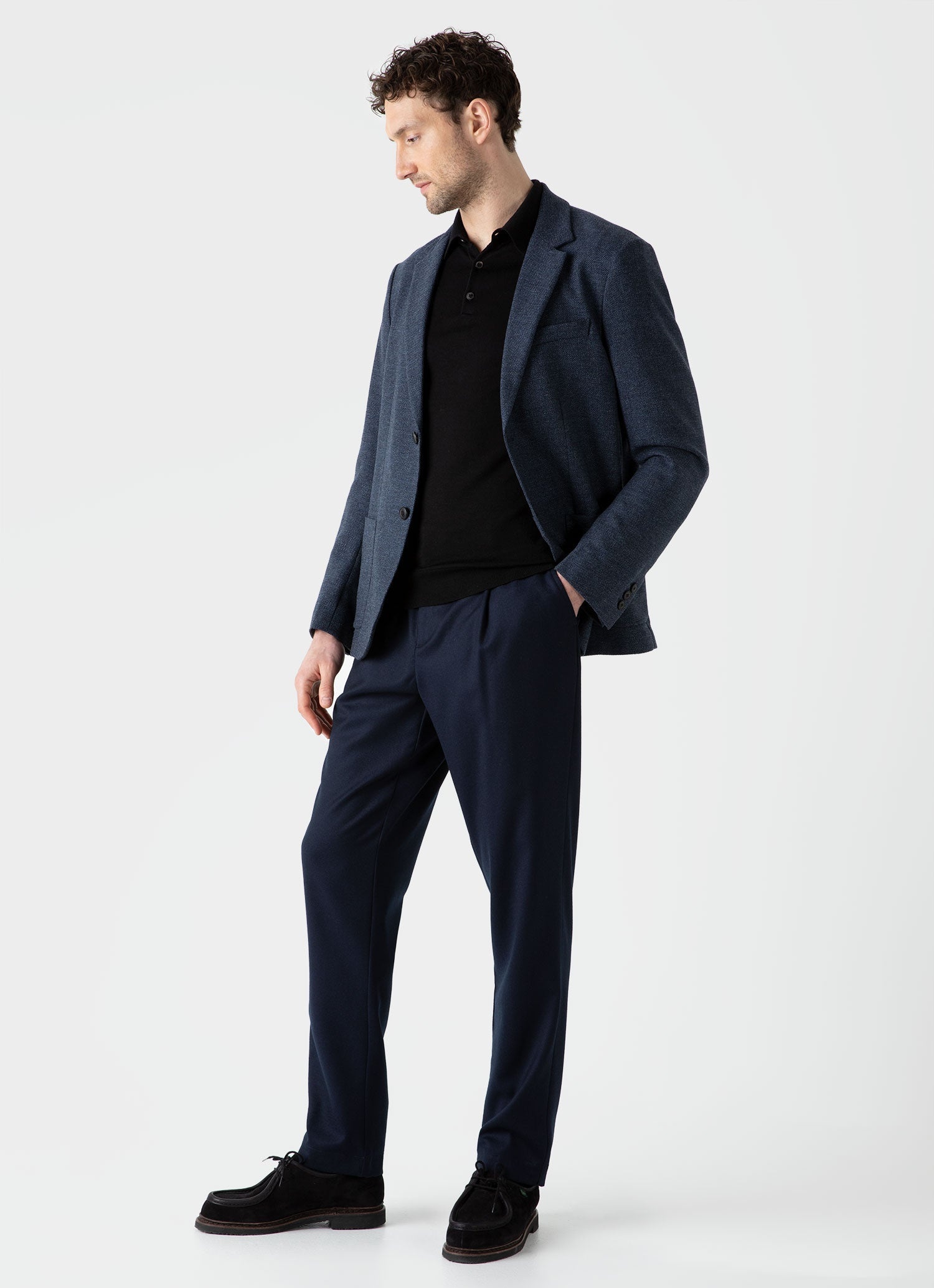 Textured Wool Blazer - 3