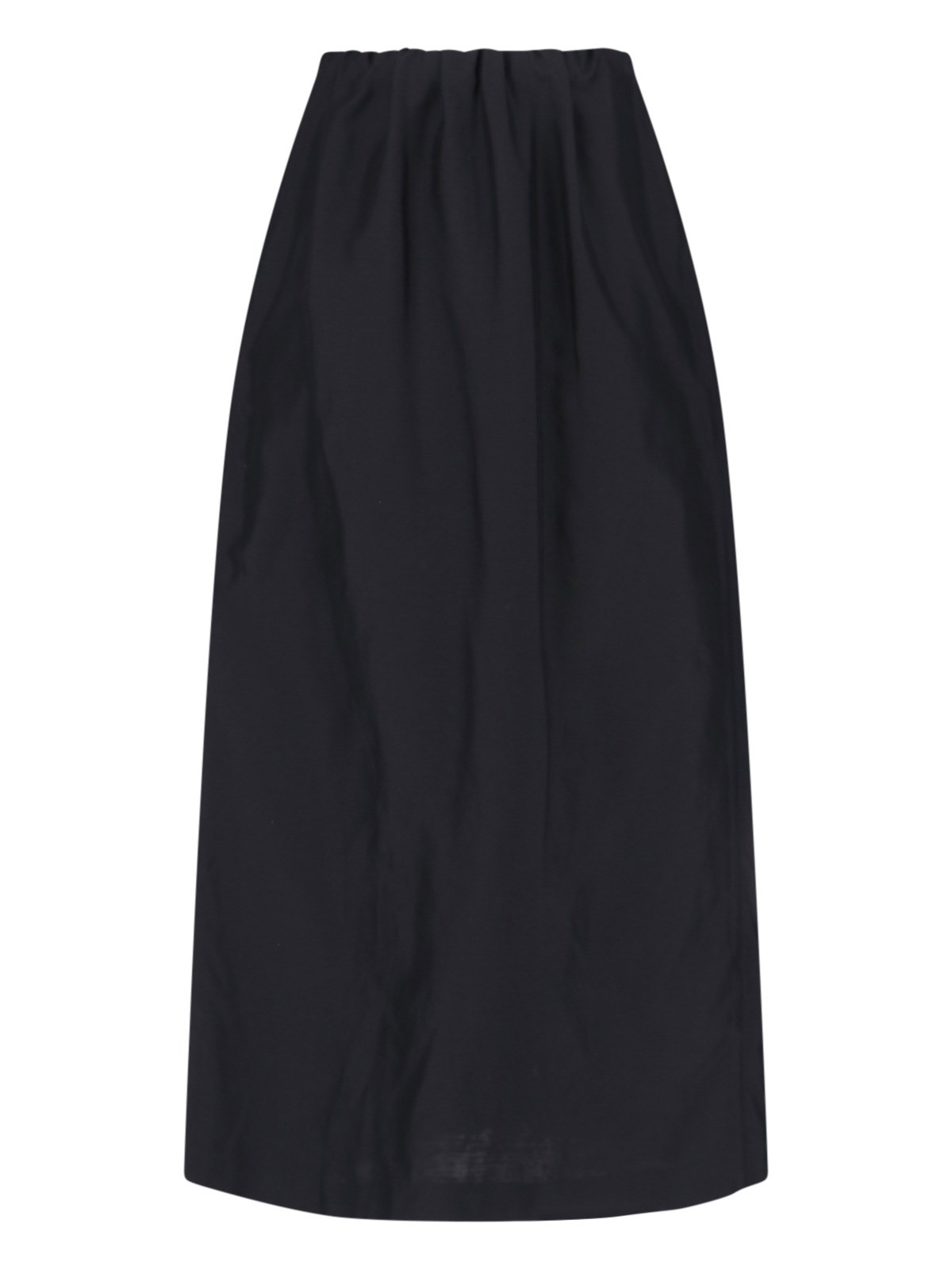 'SAUL' COTTON AND SILK MAXI SKIRT - 1