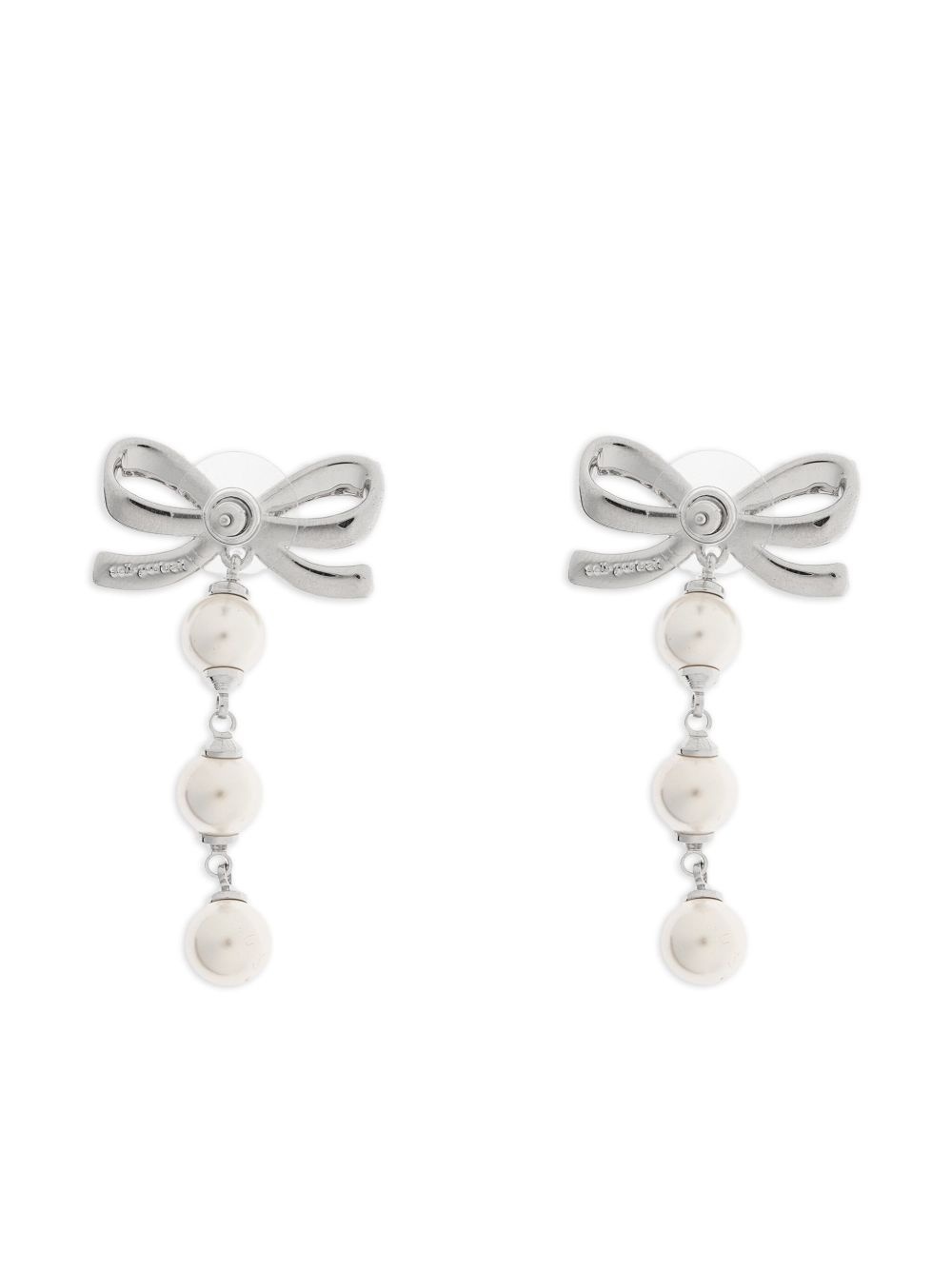 Bow tiered earrings - 3