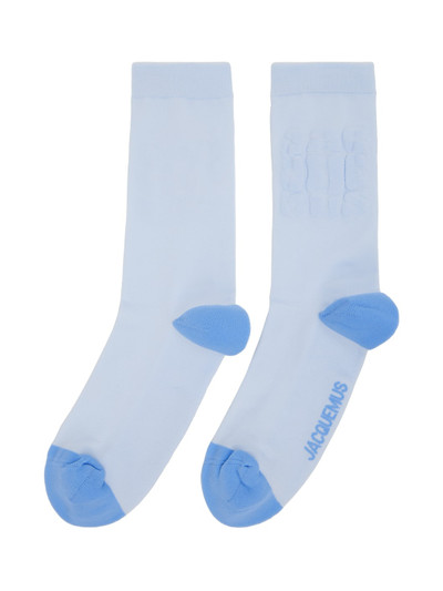 JACQUEMUS Blue 'Les Chaussettes Banho' Socks outlook