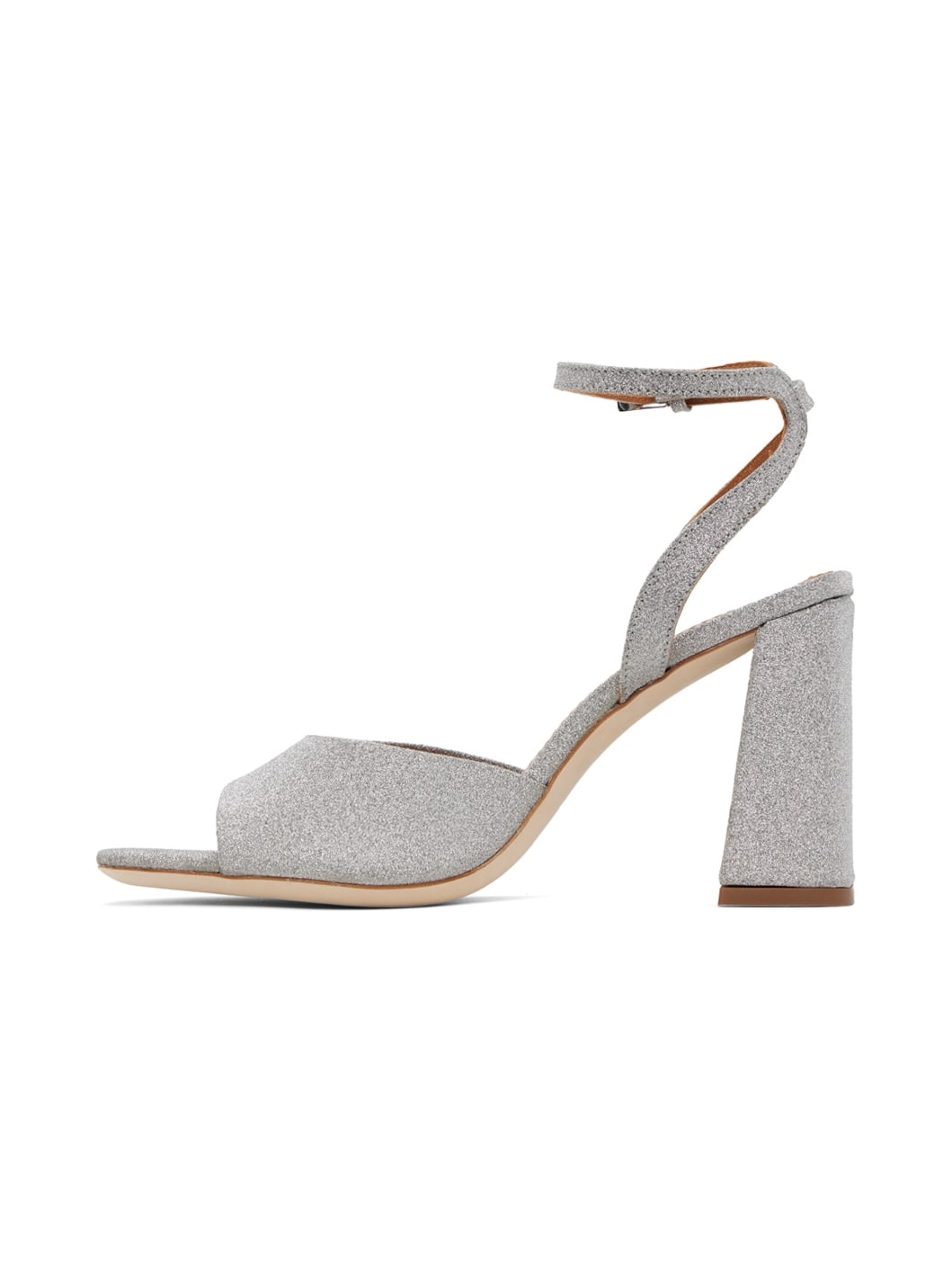 Silver Solange Heeled Sandals - 3