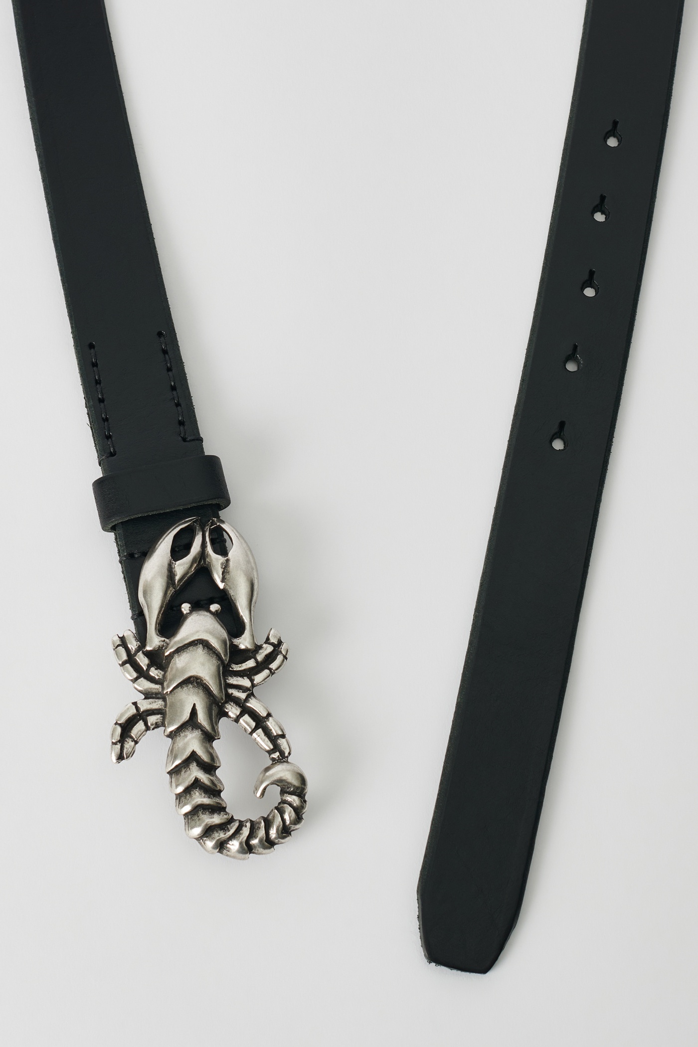 Scorpion Belt Oily Black Leather - 2