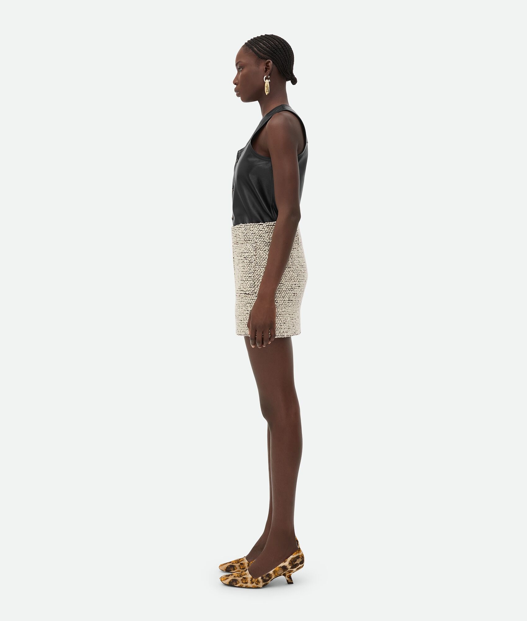 Wool Boucle Skirt - 2