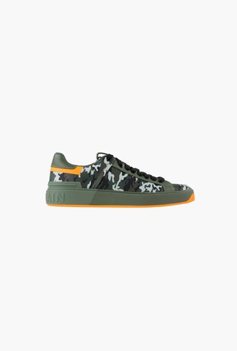 EXCLUSIVE - Camouflage nylon B-Court sneakers 1