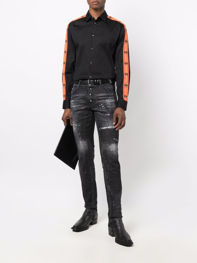 DSQUARED2 logo-band detail shirt outlook